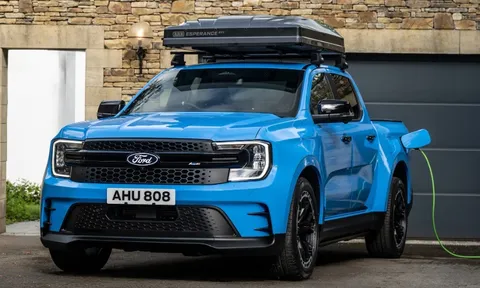 Mục sở thị Ford Ranger MS-RT PHEV: bán tải thể thao lai điện với thiết kế widebody hầm hố