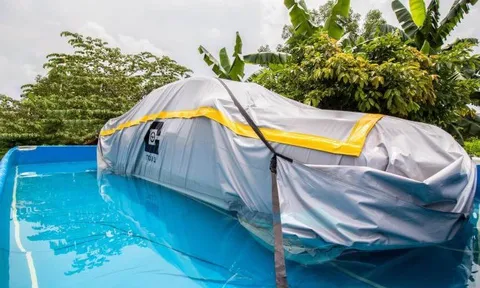 Đầu tư vài triệu đồng mua túi chống ngập ô tô mùa mưa bão, liệu có đáng giá?