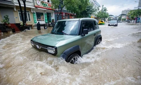Xe điện không "miễn nhiễm" với nước: Dấu hiệu xe cho thấy xe đã bị hư hại sau lội nước