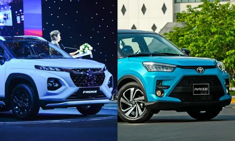 Suzuki Fronx bản tiêu chuẩn đối đầu Toyota Raize: "Tân binh" có đủ sức thách thức "cựu binh"?