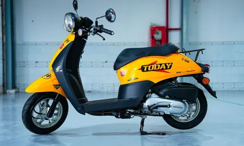 Xe tay ga cỡ nhỏ Honda Today 50 về đại lý Việt: Động cơ 50 phân khối, "ăn xăng" chỉ 1,8 lít/100 km