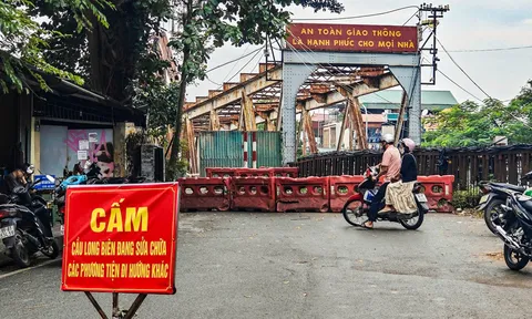 Hà Nội triển khai phương án cấm một chiều cầu Long Biên trong 61 ngày