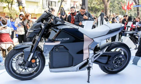 Mô tô điện Honda WN7 lần đầu được trưng bày tại Việt Nam, liệu có mở bán trong nước?