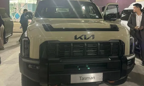 Bán tải Kia Tasman xuất hiện tại sự kiện của THACO Auto, ngày ra mắt Việt Nam không còn xa?