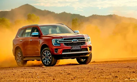 Doanh số SUV cỡ D năm 2025 sụt giảm: Everest 'ôm' hơn nửa thị phần, Santa Fe tụt hạng