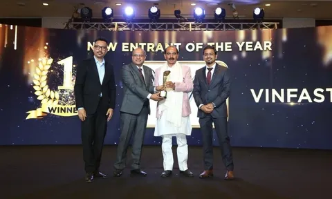 VinFast tiếp tục ghi dấu ấn tại Ấn Độ với cú đúp giải thưởng ở Auto9 Awards 2026