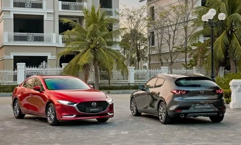 Mazda3 một mình 'gánh' phân khúc sedan cỡ C đầu năm 2026