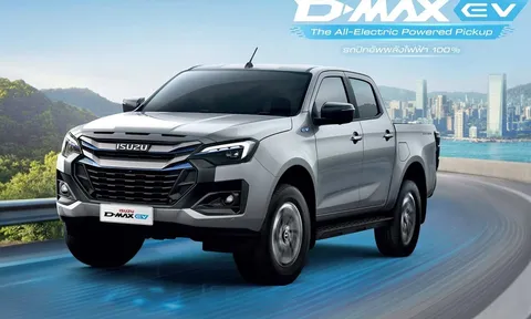Bán tải điện Isuzu D-Max EV trình làng tại Đông Nam Á, chạy tối đa 331 km/sạc