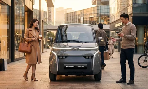 Ô tô điện Nano S05 sắp ra mắt tại Việt Nam: Nhỏ hơn VF 3, có bản pin tháo rời, chạy tối đa 150 km/sạc