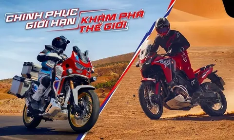 Honda Africa Twin 2026 đổi áo mới, giá cao nhất lên đến 620,99 triệu đồng