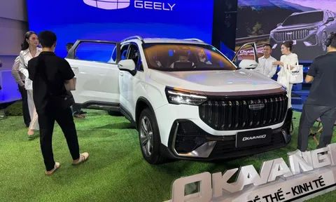 SUV 7 chỗ Geely Okavango có giá từ 739 triệu đồng tại Việt Nam: Thiết kế vuông vức, rẻ hơn cả Toyota Corolla Cross