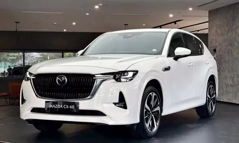 Mazda CX-60 'rục rịch' về Việt Nam: Dùng máy hybrid, giá dự kiến khoảng 1,8 tỷ đồng