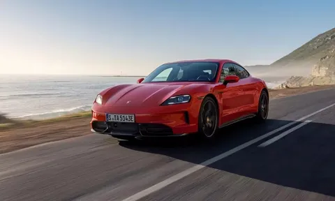 Porsche Taycan 2027 ra mắt: Thêm giả lập sang số như xe xăng, pin lớn hơn, giá bán tăng