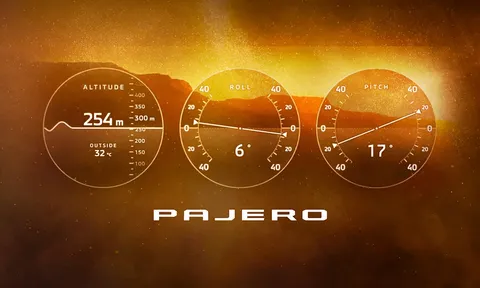 Mitsubishi Pajero thế hệ mới đưa cụm đồng hồ huyền thoại trở lại với phong cách hiện đại hơn