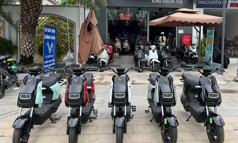 Xe máy điện VinFast Amio S cập bến đại lý Việt, giá bán thực tế chưa đến 12 triệu đồng