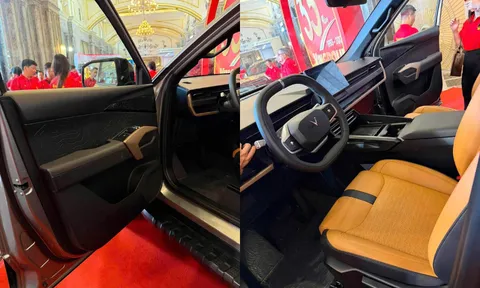 VinFast VF Wild lần đầu lộ rõ khoang nội thất: Màn hình nhỏ hơn bản concept, ghế chỉnh cơ, chưa có HUD