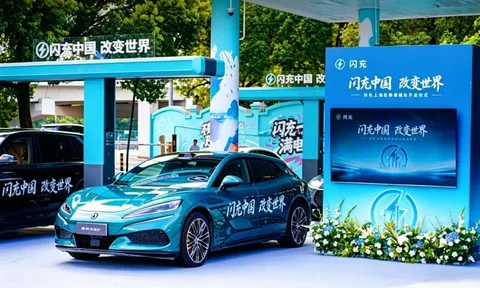 BYD đã có 10.000 trạm sạc siêu nhanh khắp Trung Quốc, tiến tới 20.000 trạm vào cuối năm 2026