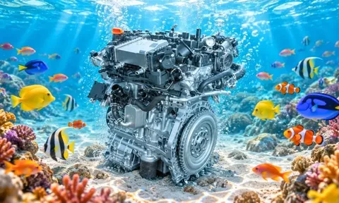 Liên doanh Renault-Geely phát triển động cơ vẫn hoạt động tốt khi xe lội qua vùng ngập sâu