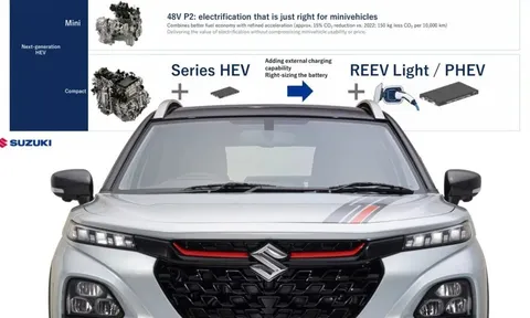 Suzuki muốn phát triển xe điện EREV với bộ pin có dung lượng vừa phải
