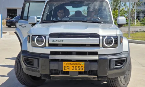Ảnh thực tế iCaur V27 tại Việt Nam: Diện mạo hầm hố, kích thước nhỉnh hơn Toyota Land Cruiser