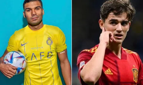 Chính thức xong vụ Casemiro cập bến Al Nassr, Manchester United bất ngờ hỏi mua Gavi với giá khó tin