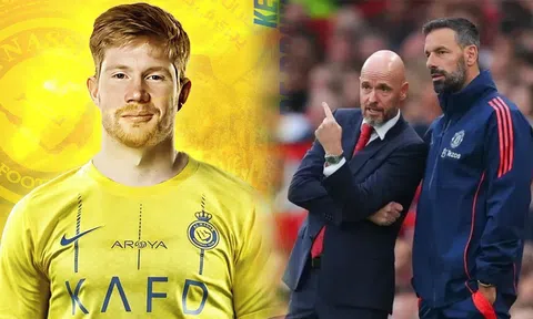 Tin chuyển nhượng sáng 7/10: Al Nassr chiêu mộ De Bruyne; Van Nistelrooy tiếp quản MU thay Ten Hag?