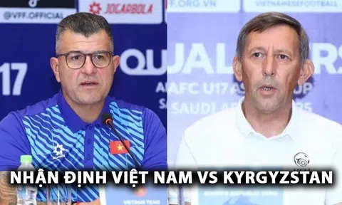 Nhận định U17 Việt Nam vs U17 Kyrgyzstan, 19h00 ngày 23/10: Thầy trò HLV Cristano Roland ra quân ấn tượng?