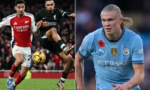 Kết quả bóng đá Ngoại hạng Anh hôm nay: Arsenal và Liverpool sảy chân, Haaland lập kỷ lục ở Man City