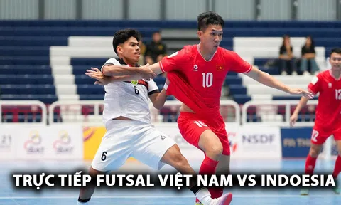 Trực tiếp futsal Việt Nam vs Indonesia - Chung kết futsal Đông Nam Á 2024: ĐT Việt Nam tạo kỳ tích?