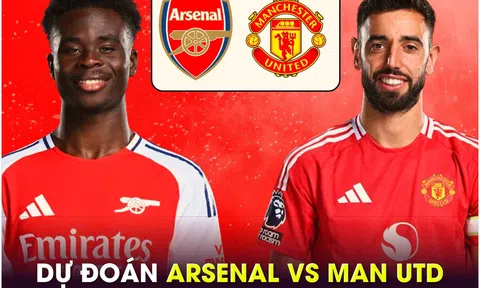 Dự đoán tỷ số Arsenal vs MU - Vòng 14 Ngoại hạng Anh: HLV Ruben Amorim nhận thất bại đầu tiên?