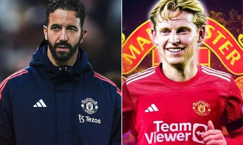 HLV Ruben Amorim bất ngờ muốn 'giải cứu' De Jong, Barcelona sẵn sàng cho không Manchester United?