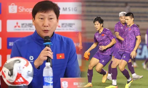 HLV Kim Sang Sik hé lộ đội hình ĐT Việt Nam đấu Myanmar, nói thẳng đối thủ ở bán kết AFF Cup 2024