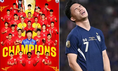 ĐT Việt Nam bất ngờ xếp top 1 thế giới nhờ vô địch AFF Cup 2024, áp sát ĐT Thái Lan trên BXH FIFA