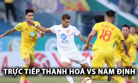 Trực tiếp bóng đá Thanh Hóa vs Nam Định - Vòng 12 V.League: Ngọc Tân tỏa sáng, Tuấn Anh gây thất vọng?