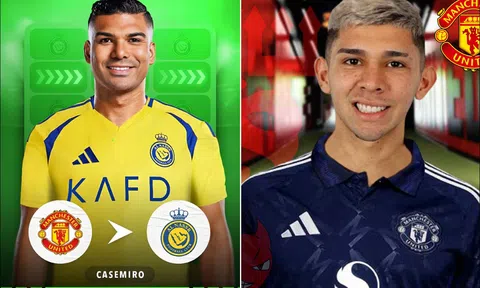 Chuyển nhượng MU 24/1: Casemiro gia nhập Al Nassr trong 48h tới; Man Utd chốt người thay Garnacho