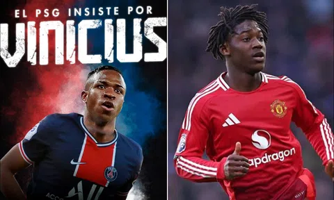 Tin chuyển nhượng trưa 11/2: Vinicius đạt thỏa thuận gia nhập PSG; Man Utd rao bán Kobbie Mainoo