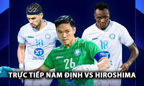 Xem trực tiếp Nam Định vs Sanfrecce Hiroshima ở đâu, kênh nào? Link xem trực tiếp Cup C2 châu Á 2024/25