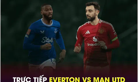 Trực tiếp bóng đá Everton vs MU, 19h30 ngày 22/2 - Link xem trực tiếp Man Utd Ngoại hạng Anh FULL HD