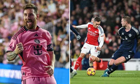 Kết quả bóng đá hôm nay: Messi lập kỷ lục ở Inter Miami; Man United thảm bại trước Arsenal?