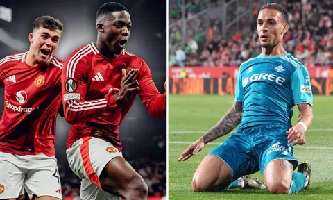 Kết quả bóng đá hôm nay: Antony đi vào lịch sử Real Betis; Man United lập kỷ lục ở Europa League?