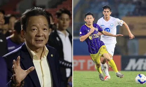 Hà Nội FC thảm bại ở 'chung kết sớm' V.League, bầu Hiển có động thái bất ngờ với CLB Nam Định