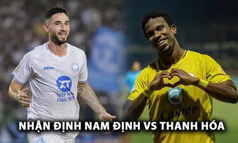 Nhận định bóng đá Nam Định vs Thanh Hóa - Vòng 22 V.League: Sao Việt kiều ghi điểm với HLV Kim Sang-sik