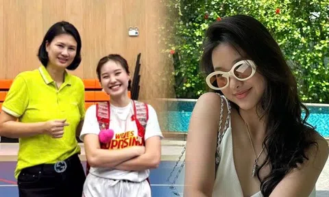 Con gái hoa khôi bóng chuyền Kim Huệ trổ mã tuổi 17, giỏi giang, xinh đẹp không thua kém mẹ