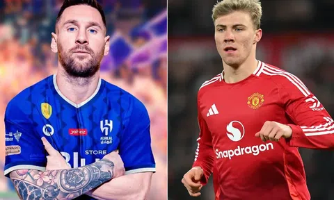 Tin chuyển nhượng trưa 16/5: Al Hilal chi 1 tỷ euro cho Messi; Rasmus Hojlund trên đường rời Man Utd