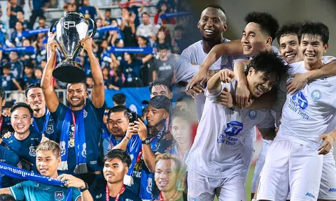 Tung hoành tại V.League, CLB Nam Định bất ngờ để đội bóng Campuchia 'vượt mặt' ở BXH châu Á