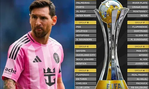 Lịch thi đấu bóng đá hôm nay 1/6: Messi lập kỷ lục ở Inter Miami; FIFA Club World Cup có biến?