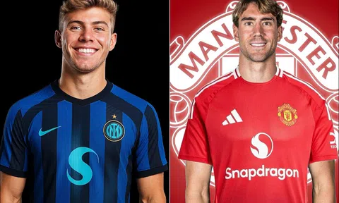 Rasmus Hojlund chính thức cập bến Inter Milan, Man Utd lập tức chiêu mộ Vlahovic với giá khó tin