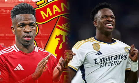 Chính thức xong vụ Vinicius rời Real Madrid, Man United 'vỡ mộng' với bản hợp đồng kỷ lục