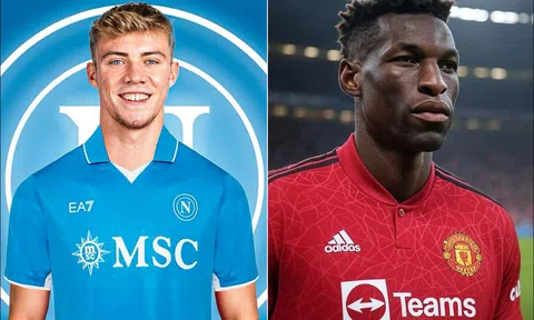 Hojlund trên đường ra mắt Napoli, Manchester United lập tức chiêu mộ Nicolas Jackson với giá khó tin