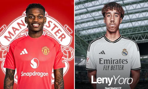 Tin chuyển nhượng mới nhất 29/6: Leny Yoro 'đào tẩu' khỏi MU; Man United bạo chi cho Rafael Leao?